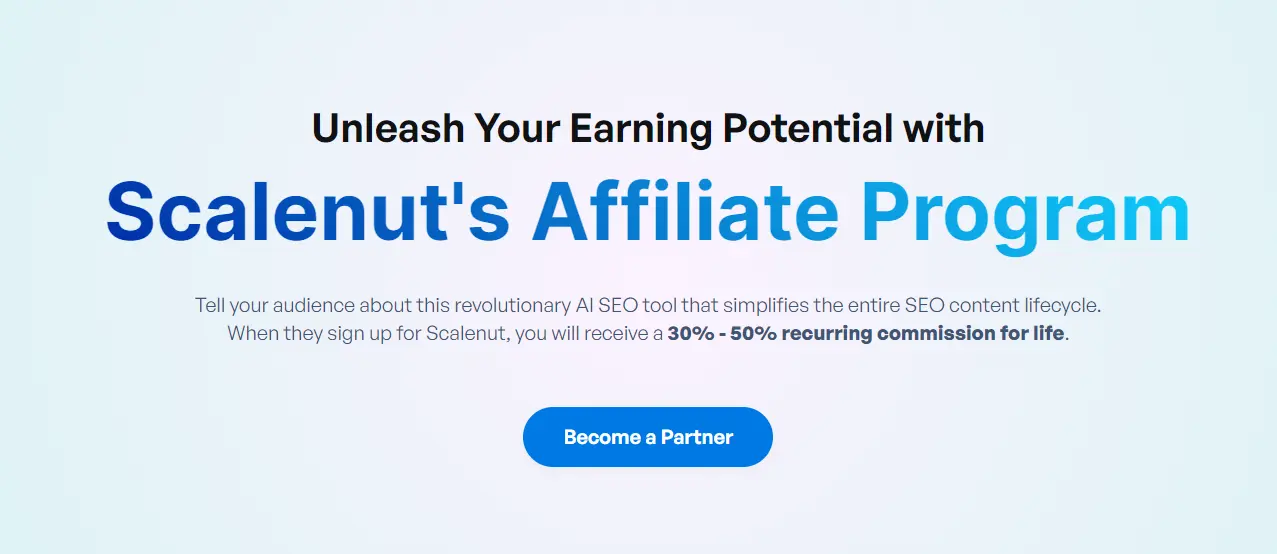 Scalenut affiliate program