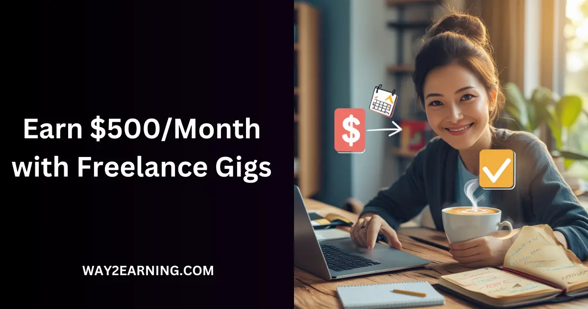 Earn 500 Month with Freelance Gigs